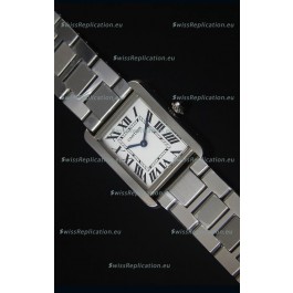 Cartier Tank Solo Swiss Quartz Watch in Steel Strap 28MM Wide 