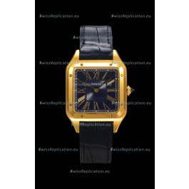 Cartier Santos Dumont 27MM Super Clone Edition Watch in Gold Casing 