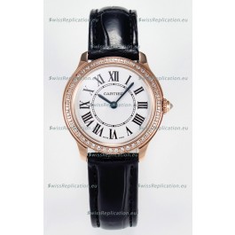 Ronde Louis Cartier Super Clone 29MM Rose Gold. Watch in Swiss Quartz Movement