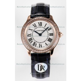 Ronde Louis Cartier Super Clone 29MM Rose Gold Watch in Swiss Quartz Movement