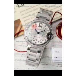 Ballon De Cartier Swiss Automatic 1:1 Mirror Quality 33MM in Stainless Steel