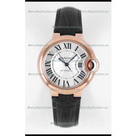 Ballon De Cartier Swiss Automatic 1:1 Mirror Quality 33MM in Rose Gold Plating