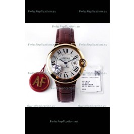 Ballon De Cartier Swiss Automatic 1:1 Mirror Quality 42MM in Yellow Gold Casing