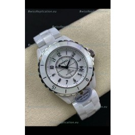 Chanel J12 38MM White Ceramic Case Watch Automatic 1:1 Mirror Replica Watch
