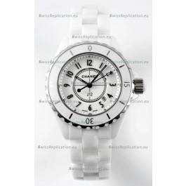 Chanel J12 Ladies White Ceramic Casing Watch 1:1 Mirror Replica Watch 