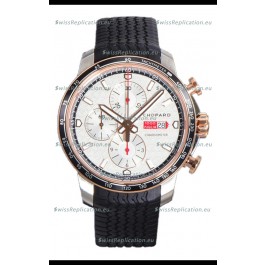 Chopard Mille Miglia GTA Chronograph Two Tone 1:1 Mirror Replica - White Dial 