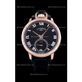 Chopard Louis-Ulysse The Tribute Rose Gold Black Dial Swiss Watch