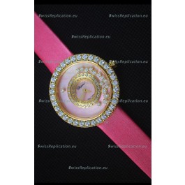 Chopard Happy Dreams 36MM in Pink Dial and Pink Strap