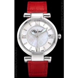 Chopard Imperiale White Dial Swiss Automatic Replica Watch in 904L Steel 