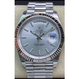 Rolex Day Date Presidential 904L Steel 40MM - Steel Dial 1:1 Mirror Quality Watch