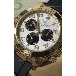 Rolex Cosmograph Daytona 116528 Yellow Gold Original Cal.4130 Movement - 904L Steel Watch