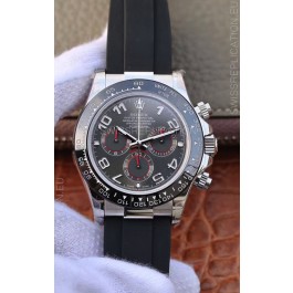 Rolex Cosmograph Daytona 116509 White Gold Original Cal.4130 Movement - 904L Steel Watch