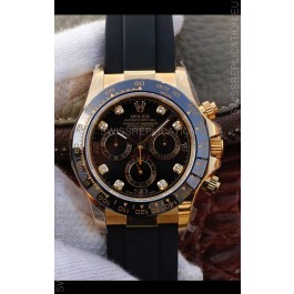 Rolex Cosmograph Daytona 116508 Yellow Gold Original Cal.4130 Movement - 904L Steel Watch