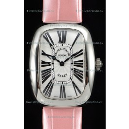 Franck Muller Galet Ladies Swiss Quartz Pink Strap Watch