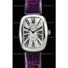 Franck Muller Galet Ladies Swiss Quartz Purple Strap Watch