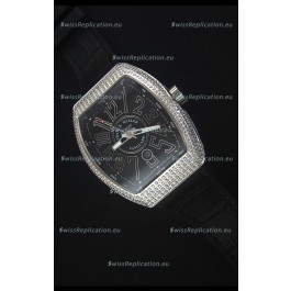 Franck Muller Vanguard Swiss Replica Watch in Stainless Steel Case