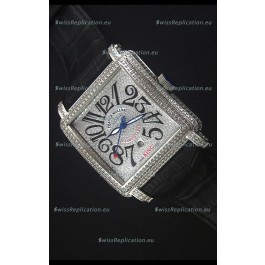 Franck Muller Conquistador King Automatic Swiss Replica Watch in Stainless Steel