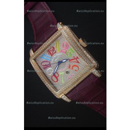 Franck Muller Conquistador King Automatic Crazy Colors Swiss Replica Watch 