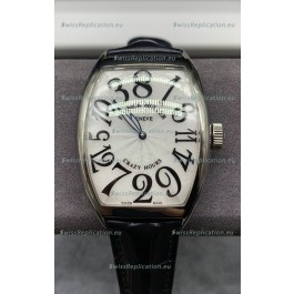 Franck Muller Crazy Hours Automatic Swiss Super Clone Replica Watch in White dial