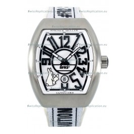 Franck Muller "Fr2nck" Vanguard Rabbit Edition Swiss Replica Watch in Steel Casing
