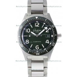 Glashütte SeaQ Divers Edition 1:1 Superclone Swiss Replica Watch Green Dial 