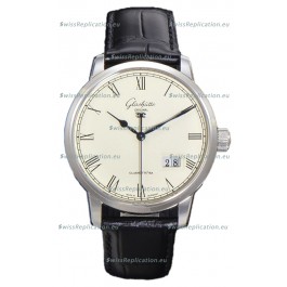 Glashütte Senator Excellence Panorama Date Stainless Steel 1:1 Mirror Replica Watch 