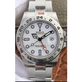 Rolex Explorer M216570-001 1:1 Mirror Replica Watch - White Dial in 904L Steel 42MM