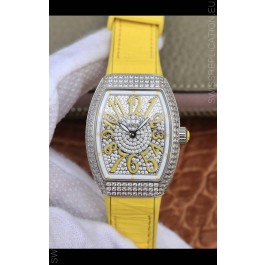 Franck Muller Vanguard Ladies 1:1 Mirror Swiss Replica Watch 32MM Wide Steel Casing