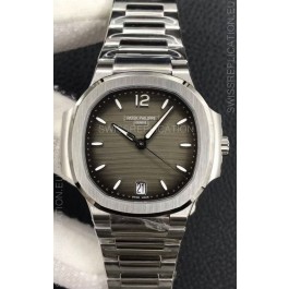 Patek Philippe Nautilus 7118/1A-011 35MM 1:1 Mirror Swiss Replica Watch in Brown Dial 