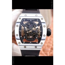 Richard Mille RM052-1 Tourbillon in White Ceramic Casing - 1:1 Mirror Quality 