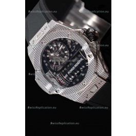 Hublot Big Bang MP-11 Power Reserve 3D Steel Carbon Replica Watch