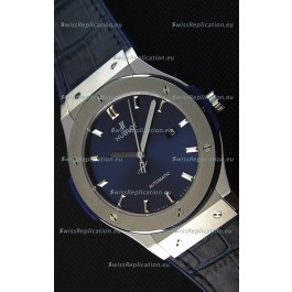 Hublot Classic Fusion Blue Titanium Swiss Replica Watch - 1:1 Mirror Replica