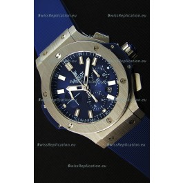 Hublot Big Bang Steel Blue Swiss Replica Watch 1:1 Mirror Replica 
