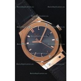 Hublot Classic Fusion Racing Grey King Gold Swiss Replica Watch - 1:1 Mirror Replica