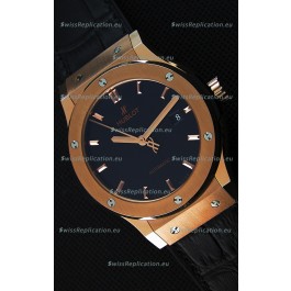 Hublot Classic Fusion King Gold Swiss Replica Watch - 1:1 Mirror Replica