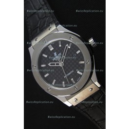 Hublot Classic Fusion Titanium Carbon Dial Swiss Replica Watch - 1:1 Mirror Replica
