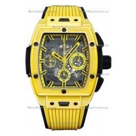 Hublot Spirit of Bang Yellow Magic Edition Watch in PVD Titanium Casing - 42MM Swiss Replica