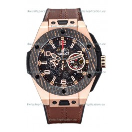 Hublot Big Bang F1 "King Carbon Gold" Edition Chronograph Swiss Replica Watch 