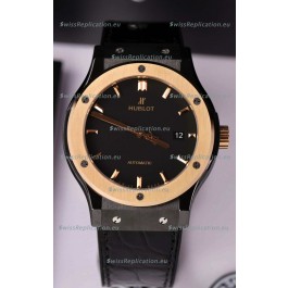 Hublot Classic Fusion Ceramic Casing Rose Gold Bezel Superclone Watch 42MM