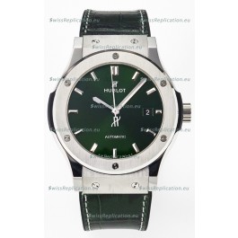 Hublot Super Clone Classic Fusion Titanium 42MM 1:1 Mirror Replica Watch Green Dial