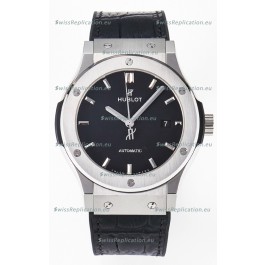 Hublot Super Clone Classic Fusion Titanium 42MM 1:1 Mirror Replica Watch Black Dial