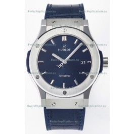 Hublot Super Clone Classic Fusion Titanium 42MM 1:1 Mirror Replica Watch Blue Dial