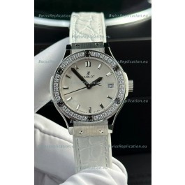 Hublot Super Clone Classic Fusion Titanium 33MM 1:1 Mirror Replica Watch White Dial