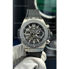 Hublot Super Clone Unico Titanium Watch in Ceramic Bezel 42MM 