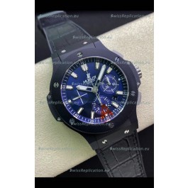 Hublot Super Clone Big Bang Edition Watch in Ceramic Casing Blue Dial 1:1 Mirror Replica