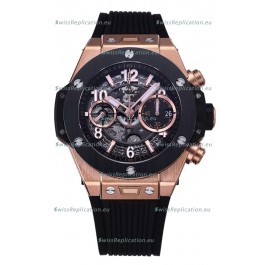 Hublot Big Bang Unico Rose Gold Casing 1:1 Mirror Edition Swiss Replica Watch