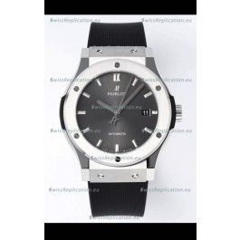 Hublot Classic Fusion Steel Grey Dial 42MM Swiss Replica Watch 1:1 Mirror Quality
