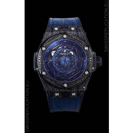 Hublot Big Bang One Click Sang Bleu 1:1 Mirror Replica in Ceramic Casing - 45MM