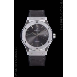 Hublot Classic Fusion 1:1 Mirror Replica Swiss Watch in 904L Steel Casing Grey Dial