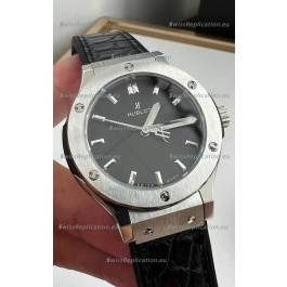 Hublot Classic Fusion Stainless Steel 33MM Black Dial Swiss Quartz Movement Watch 1:1 Mirror Quality